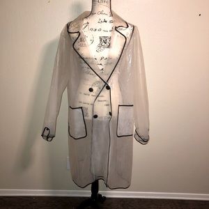 Vinyl Transparent Raincoat